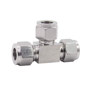 Conector en T <span class=keywords><strong>de</strong></span> Compresión <span class=keywords><strong>de</strong></span> Doble Férula <span class=keywords><strong>de</strong></span> Acero Inoxidable 304, 1/4, <span class=keywords><strong>3</strong></span>/<span class=keywords><strong>8</strong></span> y <span class=keywords><strong>3</strong></span>-25 mm <span class=keywords><strong>de</strong></span> Diámetro Exterior <span class=keywords><strong>para</strong></span> Tuberías, Conector Unión <span class=keywords><strong>para</strong></span> Tuberías Hidráulicas - Product Image 2