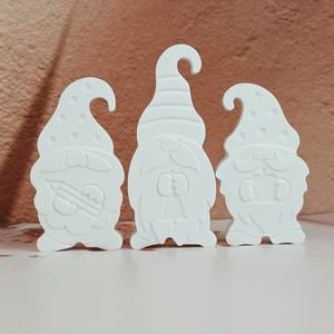 Molde de silicona para cupcakes S1536 Ins 3D ecológico de Papá Noel, adornos de combinación de PC hechos a mano para herramientas de horneado, arte de resina de yeso - Product Image 2