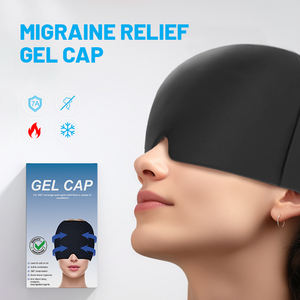 MOEN Cold Therapy Headache Relief Gel Ice Hat Cap Migraña Ice Head Cap <span class=keywords><strong>para</strong></span> tensión Puffy Eyes Migraine Relief Cap - Product Image 2