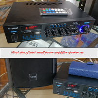 MS50 Ensemble d'amplificateurs audio professionnels HIFI Enceinte murale de studio étanche avec équipement de musique Line Array Vidéo et éclairage