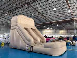 Thương Mại Màu Trắng Màu Be Inflatable Có Thể Tháo Rời Bóng Pit Cho Trẻ Em Bên Tổ Chức Sự Kiện Nhảy <span class=keywords><strong>Bouncy</strong></span> Lâu Đài Trượt Nước Inflatable Cho Thuê - Product Image 3