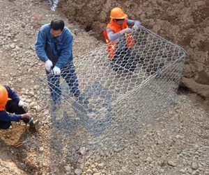 Mạ kẽm dây sắt gabion đá lồng 2x1x1m nhựa bao phủ lưới lục giác lưới giỏ cho dốc ổn định - Product Image 5
