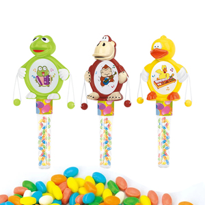 Giocattoli a Forma di Animali Cartoon con Sonaglio e Caramelle, Giocattoli Halal Originali Riempiti di Caramelle Dure - Product Image 2