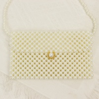 Nouveau Sac Téléphone Perlé Élégant Fait Main 2026, Pochette Bandoulière Faite à la Main pour Mariage, Fête, Usage Quotidien, Vente en Gros Personnalisée