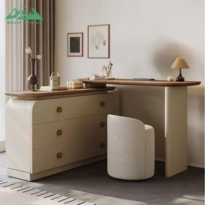 Table de toilette professionnelle Wayon avec miroir tactile intelligent et plateau latéral réglable pour chambre à coucher - Product Image 3
