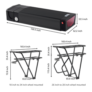 Vélo Électrique à Batterie Lithium Rechargeable pour Porte-Bagages Arrière, 48V 10Ah 13Ah 15Ah 20Ah 31.5Ah, pour Vélo Électrique et Trottinette - Offre Spéciale - Product Image 3
