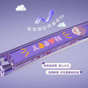 แปรงสีฟันขนนุ่มสำหรับเด็ก หัวเล็ก ไนลอน พิมพ์ลายการ์ตูนสำหรับเด็ก การดูแลทันตกรรม - Product Image 4