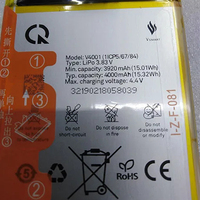 Nouvelle batterie de remplacement pour téléphone 0 cycle V4001 pour Vsmart Joy 1plus, haute capacité, 100% batteries d'origine