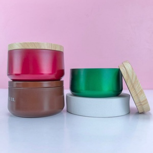 Luxury 100ml 120ml Round Shape Aluminum Cosmetic Tin <b>Container</b> Metal Candle Tinplate Pot - Product Image 5