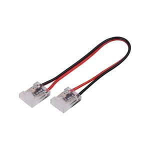 Conector - Conector para tira de LED COB de 10 mm, con doble cabezal, ideal para unir secciones de tiras LED de forma sencilla y - Product Image 1