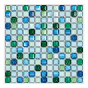 Backs plash Wandfliesen Kristall Mosaik Küchen aufkleber Öl Proof Peel And Stick Brick