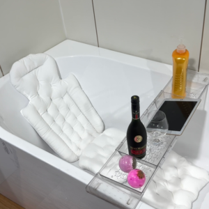 Cuscino da bagno in rete 4D di lusso all'ingrosso stile moderno supporto per il collo ergonomico con antiscivolo ispirato al bagno Spa per bambini - Product Image 4