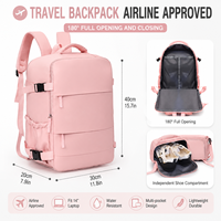 Sac à dos de voyage Oxford avec logo personnalisé, approuvé par les compagnies aériennes, sac à dos pour ordinateur portable, grande capacité, imperméable, sac d'école, OEM ODM