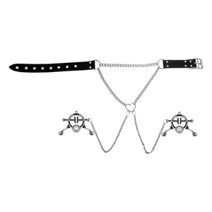 ของเล่นทางเพศแบบ BDSM สำหรับผู้หญิง ที่หนีบหัวนมแบบมีตัวอักษร อุปกรณ์เสริมแปลกใหม่ อุปกรณ์พันธนาการ ของเล่นสำหรับผู้ใหญ่ เกมส์อีโรติก ของเล่นทางเพศ - Product Image 4