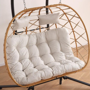 كرسي متأرجح معلق يتسع لشخصين من Uplion مناسب للحديقة أو الشرفة كرسي هزاز للاستخدام في الهواء الطلق - Product Image 3