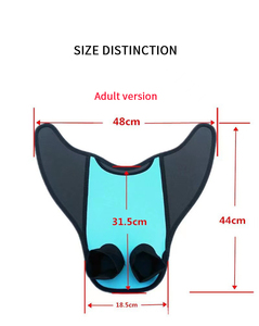 Aletas de Snorkel de Moda, Artículos Deportivos Acuáticos, Aletas de Natación con Diseño de Cola de Sirena, Equipo de Buceo - Product Image 6