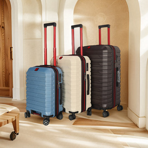 Three-Piece Luggage Set 20-Inch <b>With</b> Zipper <b>Lock</b> Universal <b>Wheels</b> For Leisure Travel - Product Image 1