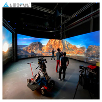 Écran LED Incurvé pour Réalité Virtuelle XR VR P2.6 P3.91 P4.81, Dôme pour Studio TV, Mur Vidéo LED 3840Hz 7680Hz pour Production Virtuelle