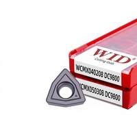 Lame diamantée U pour perçage rapide, foret spécial haute performance, insert de découpe CNC WCMX050308/040208, fraise en forme de pêche pour acier allié