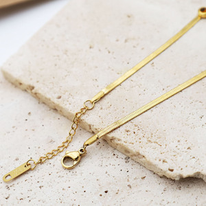 Gold Snake Chain Bracelet With Colorful Zircon Stones For Women Gift Jewelry - Product Image 4