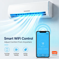 AC Ruikang Tipe Split Wall, Dual Power AC/DC, Smart Wifi, untuk Pendinginan Rumah Tangga di Iklim Panas Afrika