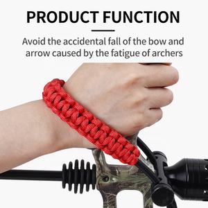 Archery <strong>Bow</strong> Wrist Strap Compound Recurve <strong>Bow</strong> and Arrow Hunting Convenient Comfortable Carry Braided Adjustable <strong>Sling</strong> Accessories - Product Image 2