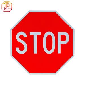 Segnale di <span class=keywords><strong>Stop</strong></span> Conforme MUTCD - Segnale Stradale Ottagonale in Alluminio Riflettente ad Alta Visibilità per la Sicurezza Stradale - Product Image 1
