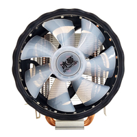 SNOWMAN ventilateurs de refroidissement CPU RGB haute Performance 90mm LGA1700 1200 personnalisé 2 refroidisseur de caloduc boîtier d'ordinateur en aluminium Interface 3Pin
