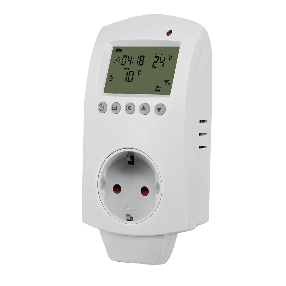 Prise de Thermostat électronique 16a avec fonction wifi, 10/HY02TP-wifi pièces, 20 directives CE et ROHS