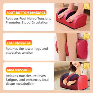 2025 Neues Design Schwarz Multifunktion ale tragbare Heizung Elektrisches Fuß massage gerät Automatische Infrarot-Therapie für Füße - Product Image 2