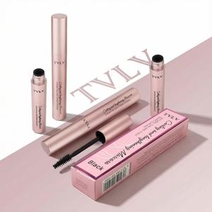 Máscara de Pestañas Resistente al Agua, Vegana, Alargadora, con Fibra de Seda 4D, en Oferta - Product Image 1