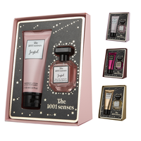 Coffrets cadeaux de parfums pas chers, mini-parfum pour femmes 25 ml et crème hydratante pour le corps 100 ml, lotion pour la peau, parfum agréable, brume parfumée