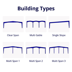 מחסן מבנה פלדה מוכן מראש, מרותך ועמיד במיוחד של IBeehive עם סדנת פלדה - Product Image 6
