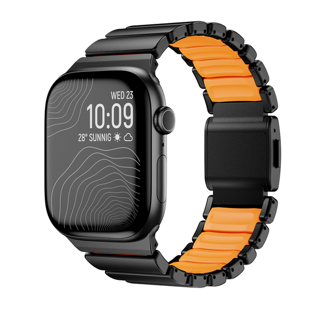 Luxury Breathable Magnetic Buckle Band Strap Ultra 49mm High Quality Titanium Watch Band for apple Watch Series 11 Band 46mm