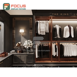 Modern Retail Project Chrome Metal Display Rack Oem Service Fashion Store - Product Image 5