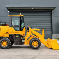 Backhoe Loader Pertanian Kompak 4x4 dengan Sistem Hidrolik Mesin Euro5 EPA Garansi 1 Tahun Mini Loader