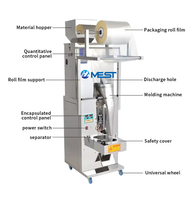 Machine de remplissage et d'emballage de sachets de thé, de céréales, de granulés et d'épices, à film 3 côtés, 100g, avec scellage arrière, pour poudre, vente en gros d'usine