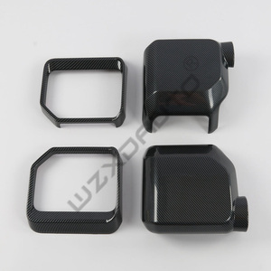 ฝาครอบกระจกมองหลังคาร์บอน WZXD สำหรับตกแต่งกระจกมองข้างภายนอก อุปกรณ์เสริมอัพเกรดปี 2024 สำหรับ LC250 - Product Image 3