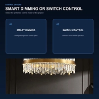 Lustres de luxe modernes nordiques sur mesure pour escaliers d'hôtel, décoration de mariage, luminaires suspendus en cristal doré pour salon, grands lustres pour plafonds hauts