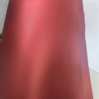 Papier nacré métallisé en résine teintée par immersion rouge cramoisi profond, couleur unie flexible, pour boîte à bijoux, feuille d'emballage rigide de luxe