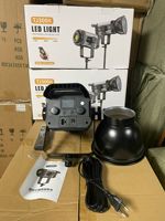 Unité d'éclairage pour caméra TJ300II - Lumière pour diffusion en direct - Rétroéclairage LED pour photographie - Lumière d'ambiance - Lampe solaire télécommandée