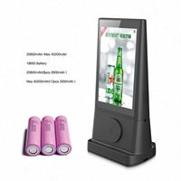 Kiosque numérique FYD-06 double face écran tactile LCD de 8 pouces lecteur de publicité de dessus de table annonceur d'affichage