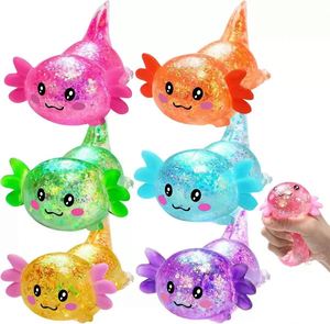 Mini Axolotl Maltose Bear Stress Ball Itter Fidget Sensory for Children Cute Sugar Squishy Toys - Product Image 1