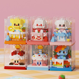 Bloques de construcción de micropartículas, figura de poni bonita, 400-800 piezas, juguete DIY para niños de 5 a 14 años, regalo de cumpleaños unisex - Product Image 2