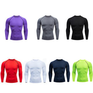 Camisetas de Compresión de Manga Larga de Secado Rápido para Gimnasio, Ropa Deportiva Personalizada de Tallas Grandes para Hombre - Product Image 3