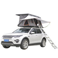 Tente de toit rigide Daktent pour SUV, double couche, quatre saisons, toile en polyester et coton, ouverture automatique rapide, alliage d'aluminium