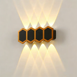 LED Smart APP Control Outdoor <b>Wall</b> <b>Sconce</b> Black Waterproof IP65 RGBW Adjustable <b>Wall</b> <b>Light</b> Lamp for Garden Easy Installation - Product Image 5