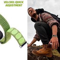 Nylon bandje voor Xiaomi Band 10, verstelbaar, modieus, van stof, geschikt voor Mi Band 9 en Band 8 armband.