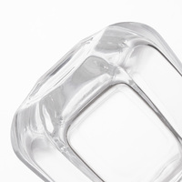 Bouteille diffuseur de parfum en verre transparent rond personnalisée 100 ml, flacon vide en verre transparent pour aromathérapie