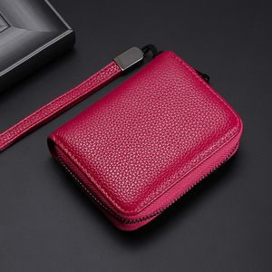 New Genuine Leather <b>Card</b> Holder Coin Purse Unisex Men's Multi-<b>Card</b> Slot Case Lady's <b>Card</b> <b>Wallet</b> Fashion Wholesale - Product Image 5